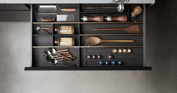 GE Elegant Series — Storage Accessories for Low Drawer and High Drawer - Platform Design | Luxury Solution