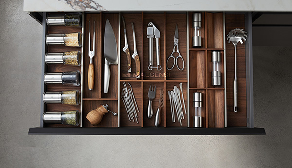 GE Elegant Series — Storage Accessories for Low Drawer and High Drawer - Platform Design | Luxury Solution